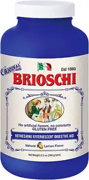 Brioschi Italian Lemon Flavored Effervescent Heartburn, Upset Stomach, Acid...
