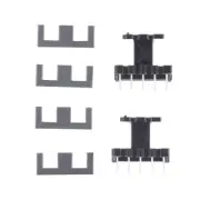 5set PC40 EE25 5+5pins Ferrite Cores bobbin, transformer core, inductor coil -UU
