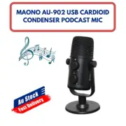 1x Maono AU-902 USB Cardioid Condenser Podcast Mic