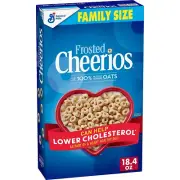 Cheerios Frosted Cheerios Heart Healthy Cereal, 18.4 OZ Family Size