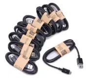 10x Micro USB Charger Charging Cable Cord For Samsung Xiaomi HTC Android Phones