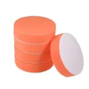 4" Buffing Sponge Pads, Drill Polishing Buffer Pad Disc, Hook and Loop Back 5pcs