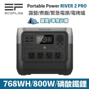 【ECOFLOW】RIVER 2 Pro 移動電源(移動電池 行動電站 露營 車宿 露營電源)