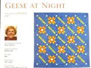 Geese at Night - Pieced Quilt - Magazine Quilt Pattern - McCall's