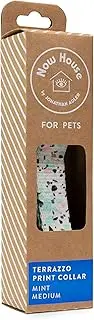 Now House for Pets by Jonathan Adler Now House Mint Terrazzo Collar, Medium | Stylish and Fashionable Way to Keep Your Dog Looking Great | Cute and Adorable Dog Accessories for Pets (FF13542)