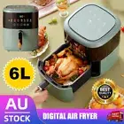 Oven 6L LCD Electric Cooker Air Fryer Kitchen Airfryer Oil Free Healthy Cookers