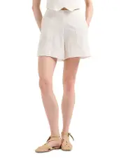 Emporio Armani Triacetate Flat Front Shorts