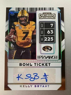 2020 Contenders Draft Picks KELLY BRYANT 13/99 - AUTO Bowl Ticket #277