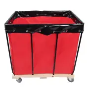 BISupply Laundry Basket Truck - 400lb Cap Rolling Laundry Cart on Wheels