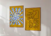 [Namly Design] Poster - Retro Abstract Collage / Set of 2