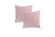 Accessorize Pair of Waffle Blush Cotton European Pillowcases
