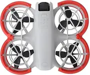Propeller Guard Protector for DJI NEO Drone, TPE, Available in Red, Orange, Grey, Black Bumper Protective Cover for DJI Neo Drone Accessories (Red)