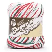 Lily Sugar'n Cream Yarn Ombres Super Size-Mistletoe 102019-19511