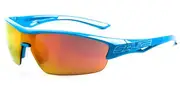 Salice 011 RW TURCHESE/RW ROSSO Men's Sunglasses Blue Size 123