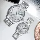 【TISSOT 天梭】LE LOCLE 力洛克 20周年自動機械對錶 母親節 禮物(T0064071103303+T0062071103601)