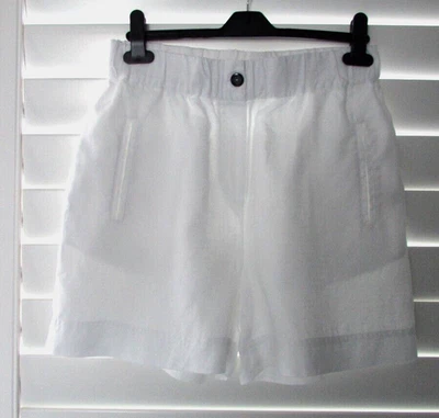 Brand NEW Ladies White Linen Shorts Sussan size 8 pockets Last listing-October