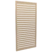 ProtectorAl 300-1000W X 1001-2000H Primrose Aluminium Welded Slat Panel Horizontal 18mm Gap