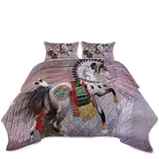 Kachina Native American Unicorn Coverlet