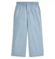 Polo Ralph Lauren Girls' Polo Prepster Indigo Chambray Pants Big Kid Blue 14 New