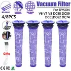 8PCS For Dyson V6 V7 V8 V10 V11 Absolute Vacuum Accessories Filter Holder Hose