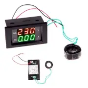 1PCS Digital Ammeter Voltmeter LCD Panel Amp Volt Meter Gauge AC 100A 80-300V