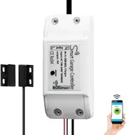 Smart WiFi Garage Door Opener Remote Controller, Smartphone App Control, Compatible with Alexa, Google Assistant and IFTTT, No Hub Required