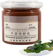 Miniature Basing Material,200ml Simulation Earth Texture Basing Sand Mud | Beginners-Friendly Crafting Accessory Friends Classmates Use for School, Home