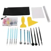 58Pcs Polymer Clay Tools Modelling Tool Set Sculpting Tool Kit for DIY Clay4296