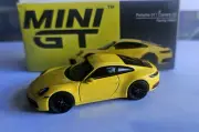 MINI GT - PORSCHE CARRERA 4S [RACING YELLOW] NEAR MINT 1:64 RHD SEALED BOX