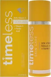Timeless Skin Care 20% Vitamin C Serum + Vitamin E + Ferulic Acid 120ml/4oz
