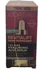 L'oreal Paris Revitalift Derm Intensives Serum .5oz Hyaluronic Acid - Lot of 3