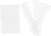 HONMEET 480pcs Nail Art Display Chart Round Card Display Board for Manicure Nail Tips Chart Creative Manicure Template