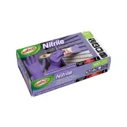 Sabco Large Purple Nitrile Disposable Gloves 100Pack Housekeeping Cleaning Tools