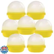 Capsule Vending Machine Translucent Yellow Acorn Capsules Empty 50 pcs 2 inch