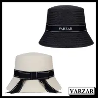 在飛比找蝦皮購物優惠-VARZAR Ribbon Paper Bucket Hat