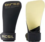PicSil Phoenix Aramid Hand Grips No Holes, No Magnesium Required, Full Hand Protection, Fingerless Grips for Cross Training, Gym, Boxing, Weightlifting, Unisex