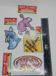 Hawaiian Island Vinyl Decals Nalu Blue Surf Manny Salvador Lot #2