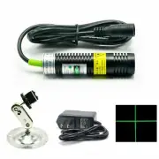 18x75mm 532nm 50mW 5V GreenLaser Cross Diode Module With Adapter+18mm Holder
