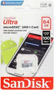 SanDisk 64 GB Ultra micro SD SDXC class 10 TF memory card 100MB UHS 64G extreme