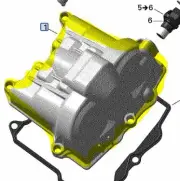 New OEM Can-Am Spyder 2008-2016 Spyder GS RT Se5 Sm5 Valve Cover Front 420611320