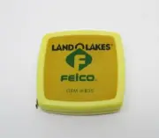 Vintage BARLOW Mini Tape Measure NOS Land O Lakes Felco Advertising - USA