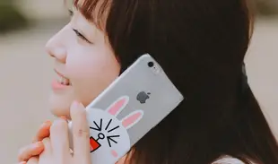 韓國代購LINE官網周邊 CONY 兔兔壓克力透明手機殼/手機套 iphone 6/6S 正版 現貨