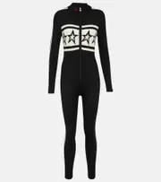 [Perfect Moment] Perfect Moment Après Team striped wool ski suit AU 12 black