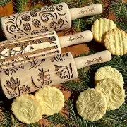Gorgeous SEASONS Mini Rolling Pin Set - Deep Embossing for Bakers & Crafters