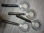 A Lot of 4 Maker’s Mark Stainless Steel Strainers