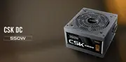 Antec CSK550DC 80+ Bronze 2x PCIE 5.1, Continuous Power, DC to DC, Flat Cables, 5Yrs Warranty. CircuitShield, Thermal,Reliable Value Power Supply