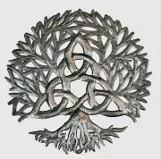 Handmade Celtic Knot Tree of Life Metal Wall Decor