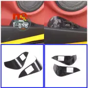 Carbon Interior Door Trunk Switch Button Frame Trim Cover For GR Supra A90 19-22
