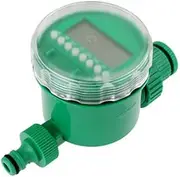 Kisangel 1pc Garden Water Timer Outdoor Battery Operated Irrigation Timer (Green, Without Battery)