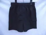 BNWT Boys Sz 7 Smart Black/Grey Urban Supply Elastic Waist Swim Board Shorts